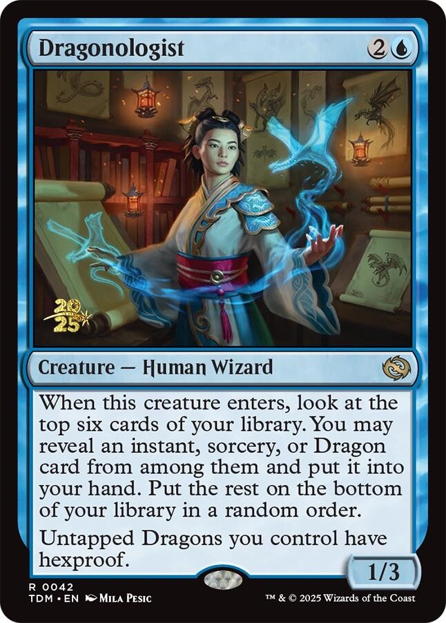 Dragonologist [Tarkir: Dragonstorm Prerelease Promos] | RetroPlay Games