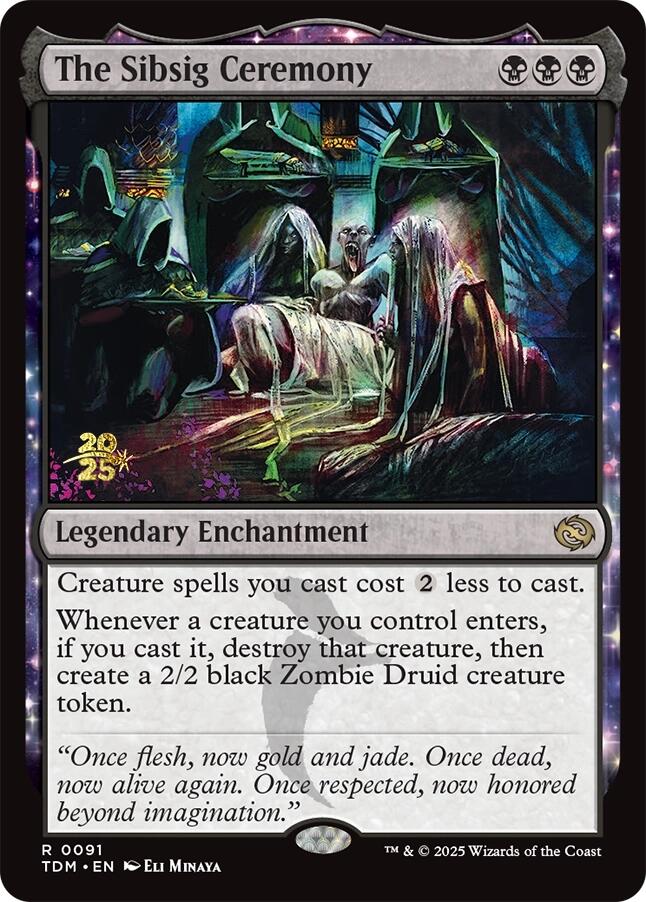 The Sibsig Ceremony [Tarkir: Dragonstorm Prerelease Promos] | RetroPlay Games