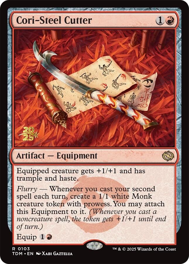 Cori-Steel Cutter [Tarkir: Dragonstorm Prerelease Promos] | RetroPlay Games