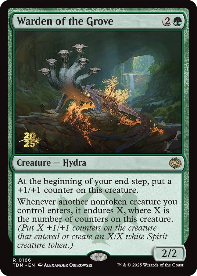 Warden of the Grove [Tarkir: Dragonstorm Prerelease Promos] | RetroPlay Games