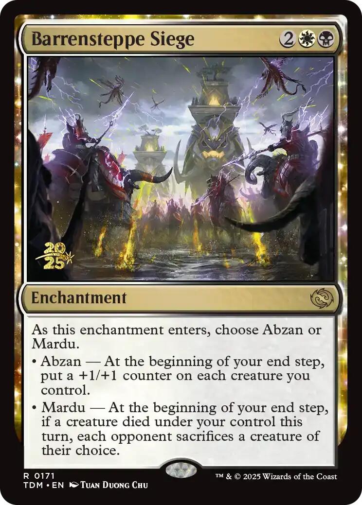 Barrensteppe Siege [Tarkir: Dragonstorm Prerelease Promos] | RetroPlay Games
