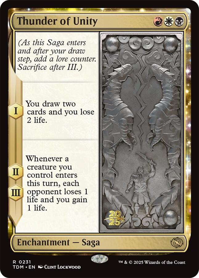 Thunder of Unity [Tarkir: Dragonstorm Prerelease Promos] | RetroPlay Games