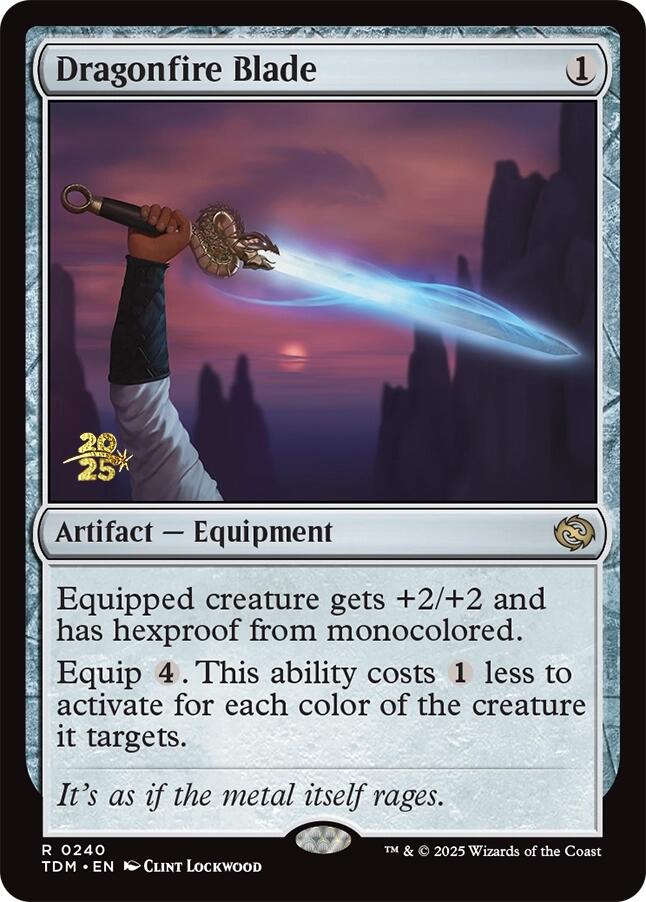 Dragonfire Blade [Tarkir: Dragonstorm Prerelease Promos] | RetroPlay Games