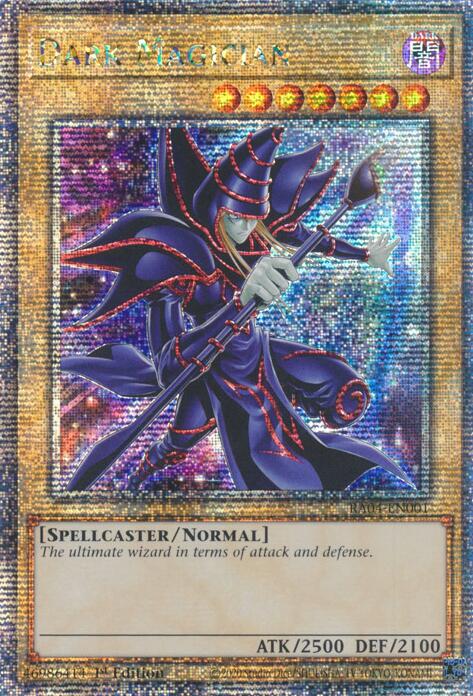 Dark Magician (New Art) [RA04-EN001] Quarter Century Secret Rare | RetroPlay Games