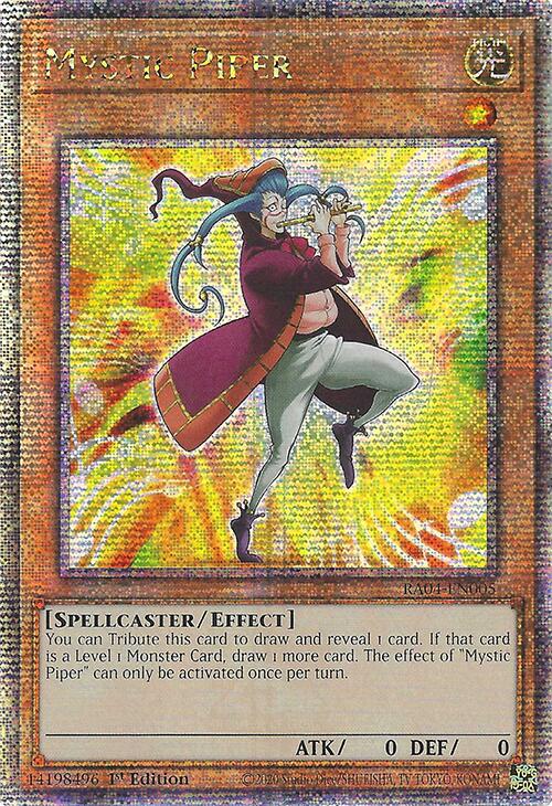 Mystic Piper [RA04-EN005] Quarter Century Secret Rare | RetroPlay Games