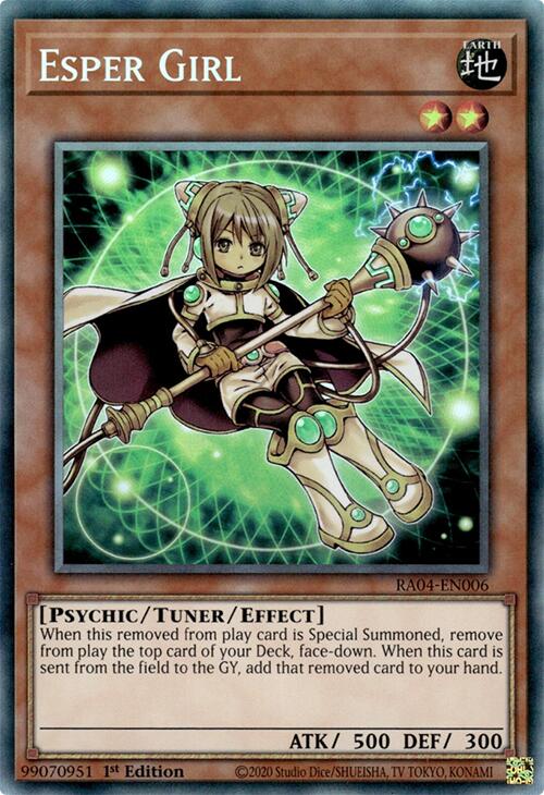 Esper Girl [RA04-EN006] Prismatic Collector's Rare | RetroPlay Games