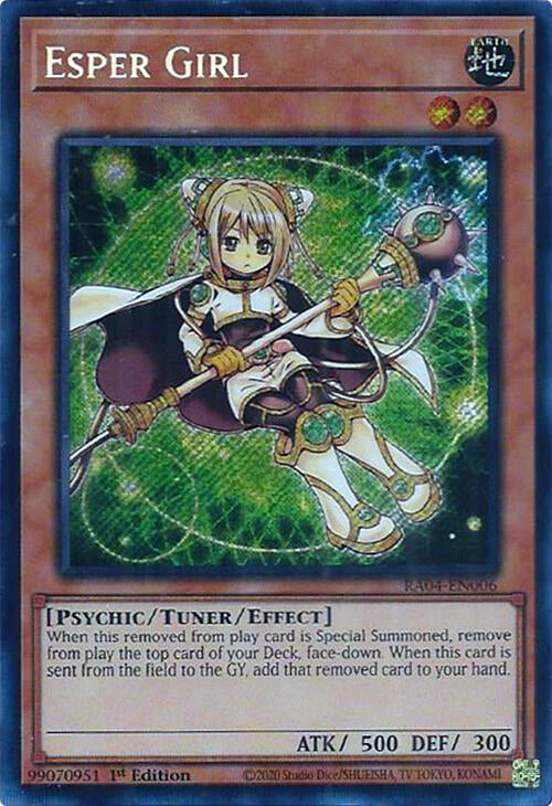 Esper Girl [RA04-EN006] Secret Rare | RetroPlay Games