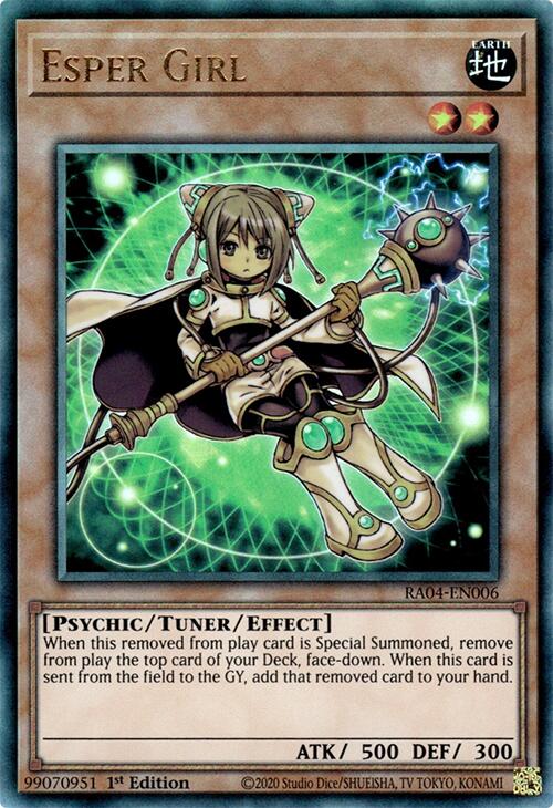 Esper Girl [RA04-EN006] Prismatic Ultimate Rare | RetroPlay Games