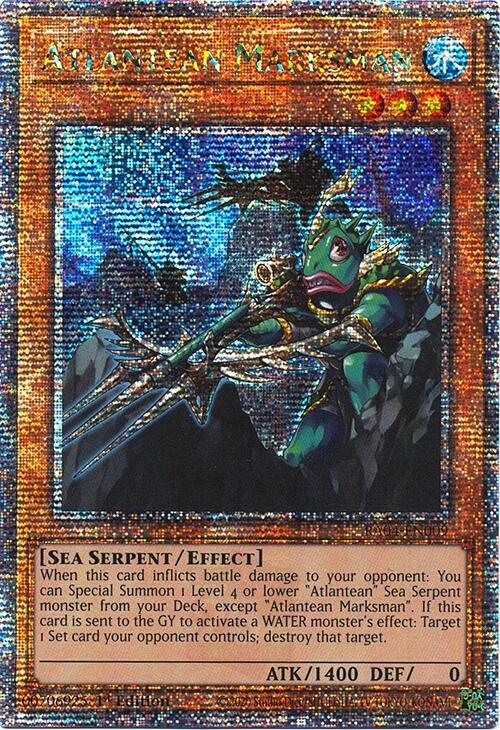 Atlantean Marksman [RA04-EN009] Quarter Century Secret Rare | RetroPlay Games