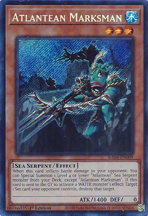 Atlantean Marksman [RA04-EN009] Secret Rare | RetroPlay Games