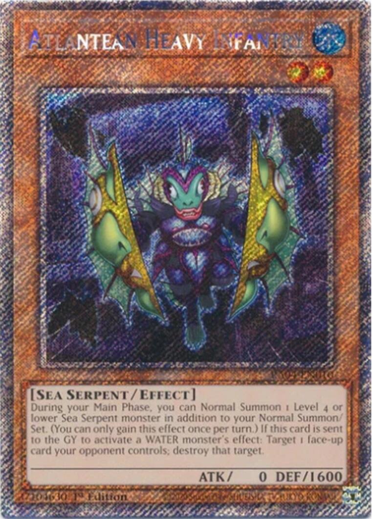 Atlantean Heavy Infantry [RA04-EN010] Platinum Secret Rare | RetroPlay Games