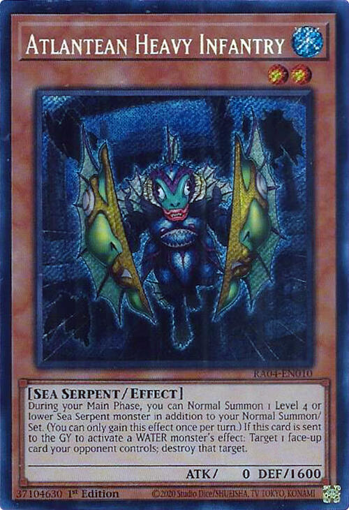 Atlantean Heavy Infantry [RA04-EN010] Secret Rare | RetroPlay Games