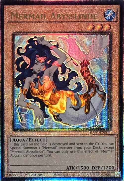 Mermail Abysslinde [RA04-EN011] Prismatic Ultimate Rare | RetroPlay Games