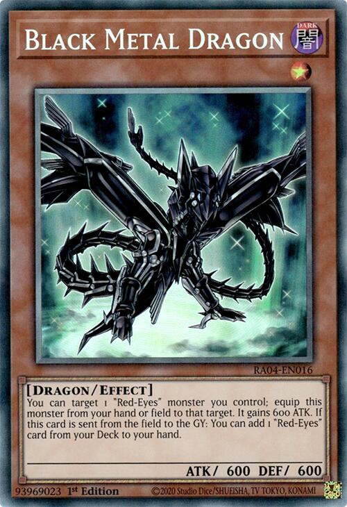 Black Metal Dragon [RA04-EN016] Prismatic Collector's Rare | RetroPlay Games