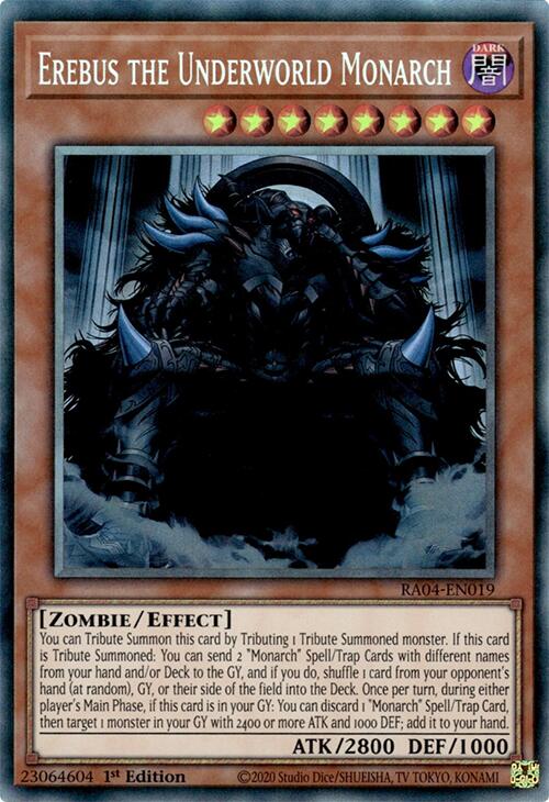 Erebus the Underworld Monarch [RA04-EN019] Prismatic Collector's Rare | RetroPlay Games