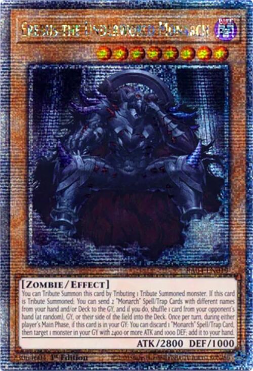 Erebus the Underworld Monarch [RA04-EN019] Quarter Century Secret Rare | RetroPlay Games