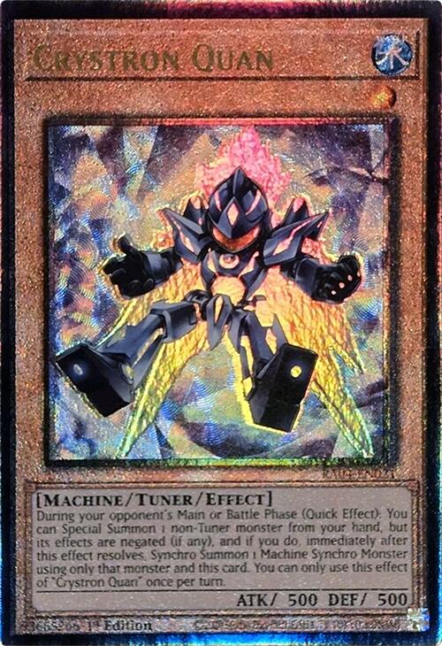 Crystron Quan [RA04-EN021] Prismatic Ultimate Rare | RetroPlay Games