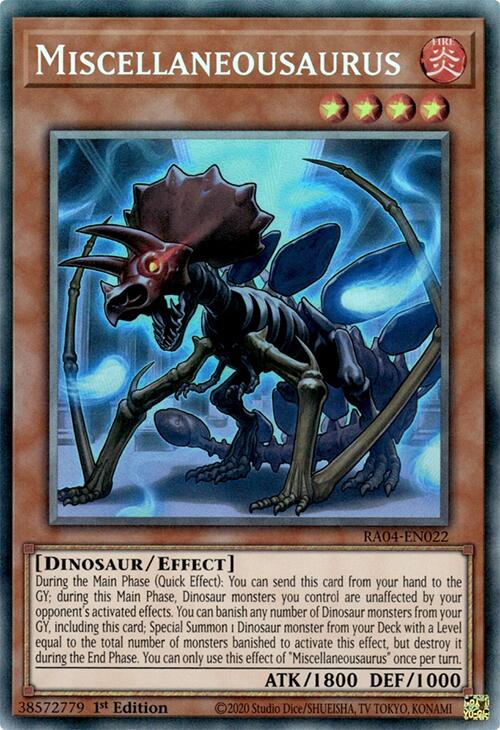 Miscellaneousaurus [RA04-EN022] Prismatic Collector's Rare | RetroPlay Games