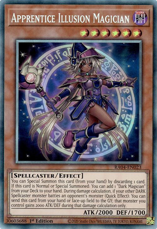 Apprentice Illusion Magician [RA04-EN023] Prismatic Collector's Rare | RetroPlay Games