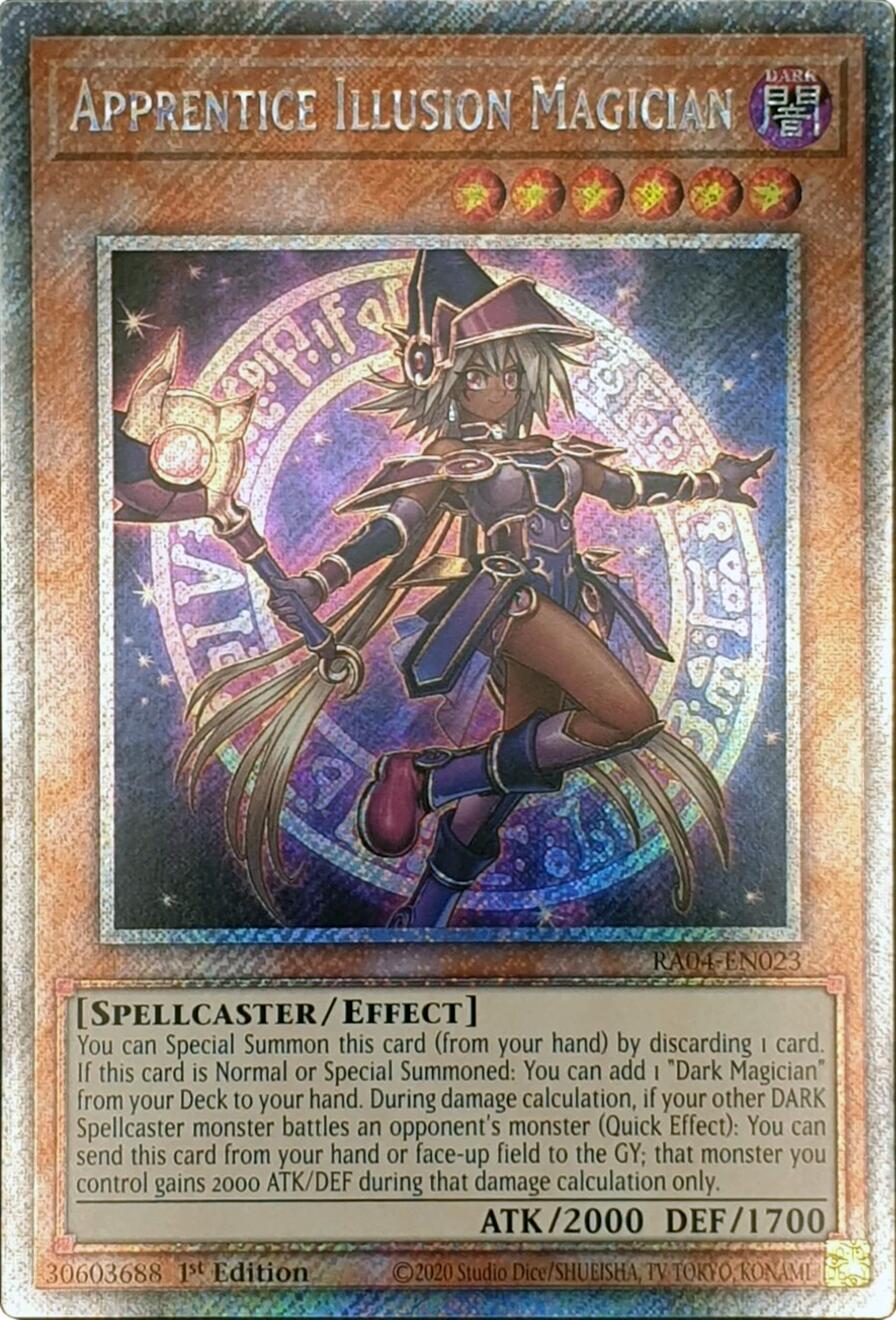 Apprentice Illusion Magician [RA04-EN023] Platinum Secret Rare | RetroPlay Games