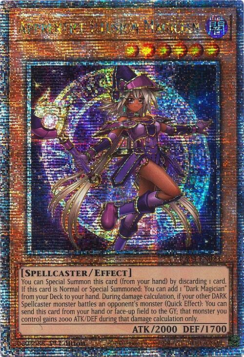 Apprentice Illusion Magician [RA04-EN023] Quarter Century Secret Rare | RetroPlay Games