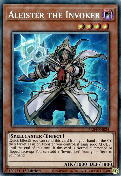 Aleister the Invoker (Alternate Art) [RA04-EN024] Prismatic Collector's Rare | RetroPlay Games