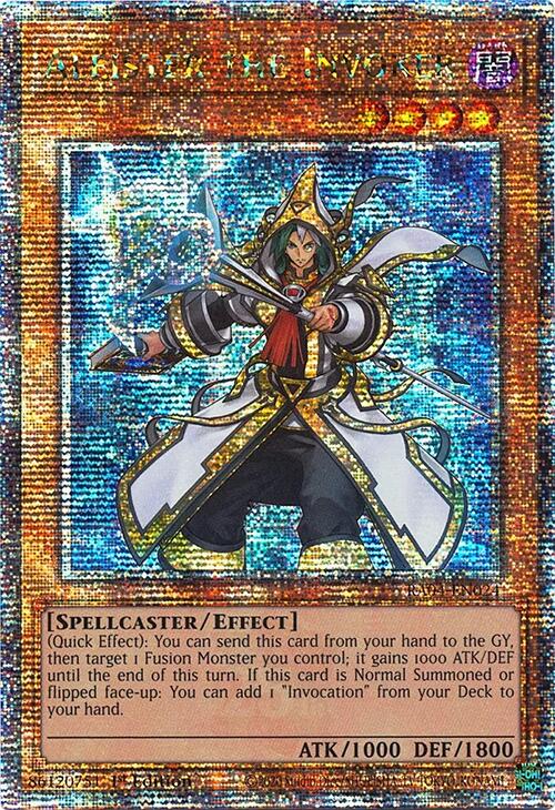 Aleister the Invoker (Alternate Art) [RA04-EN024] Quarter Century Secret Rare | RetroPlay Games