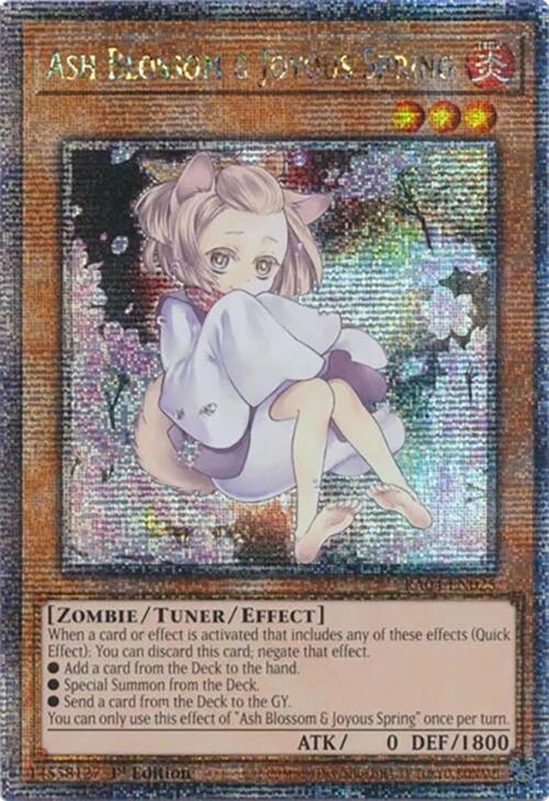Ash Blossom & Joyous Spring (Alternate Art) [RA04-EN025] Quarter Century Secret Rare | RetroPlay Games