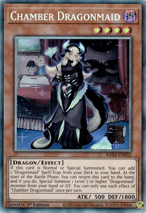 Chamber Dragonmaid [RA04-EN032] Prismatic Collector's Rare | RetroPlay Games
