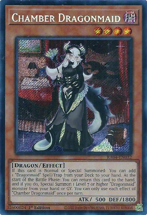 Chamber Dragonmaid [RA04-EN032] Secret Rare | RetroPlay Games