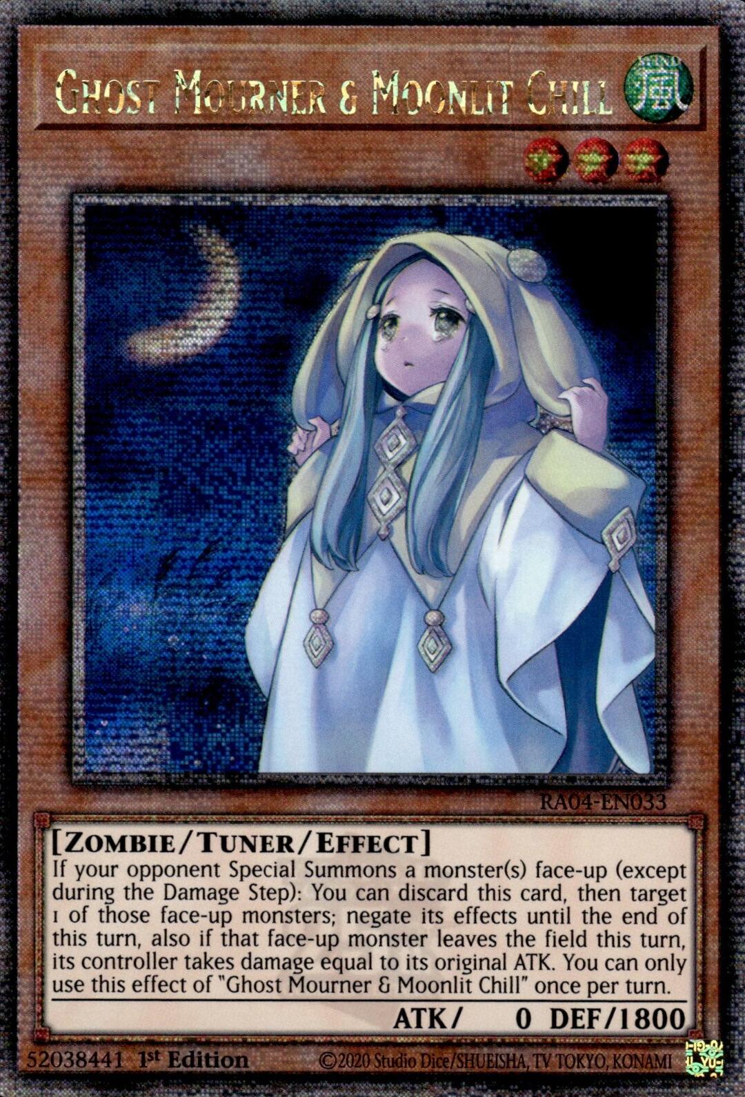 Ghost Mourner & Moonlit Chill [RA04-EN033] Quarter Century Secret Rare | RetroPlay Games