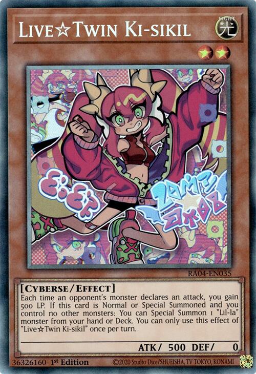 LiveTwin Ki-sikil [RA04-EN035] Prismatic Collector's Rare | RetroPlay Games