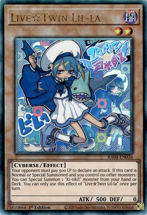 LiveTwin Lil-la [RA04-EN036] Prismatic Ultimate Rare | RetroPlay Games