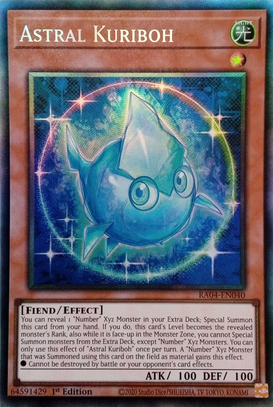 Astral Kuriboh [RA04-EN040] Prismatic Collector's Rare | RetroPlay Games