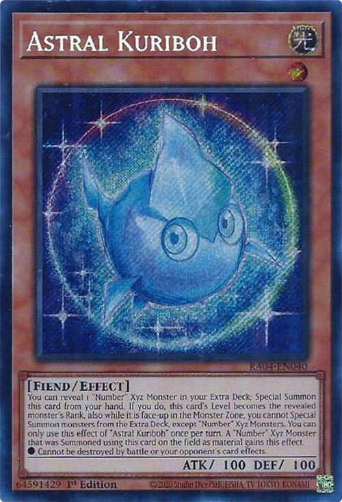 Astral Kuriboh [RA04-EN040] Secret Rare | RetroPlay Games