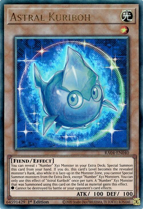 Astral Kuriboh [RA04-EN040] Prismatic Ultimate Rare | RetroPlay Games