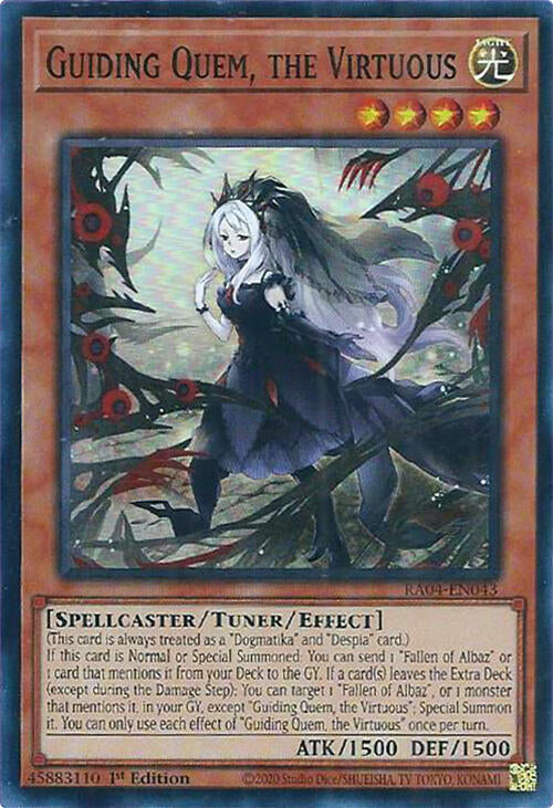 Guiding Quem, the Virtuous [RA04-EN043] Super Rare | RetroPlay Games