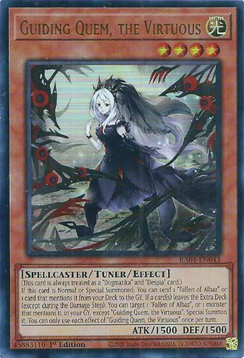 Guiding Quem, the Virtuous [RA04-EN043] Ultra Rare | RetroPlay Games