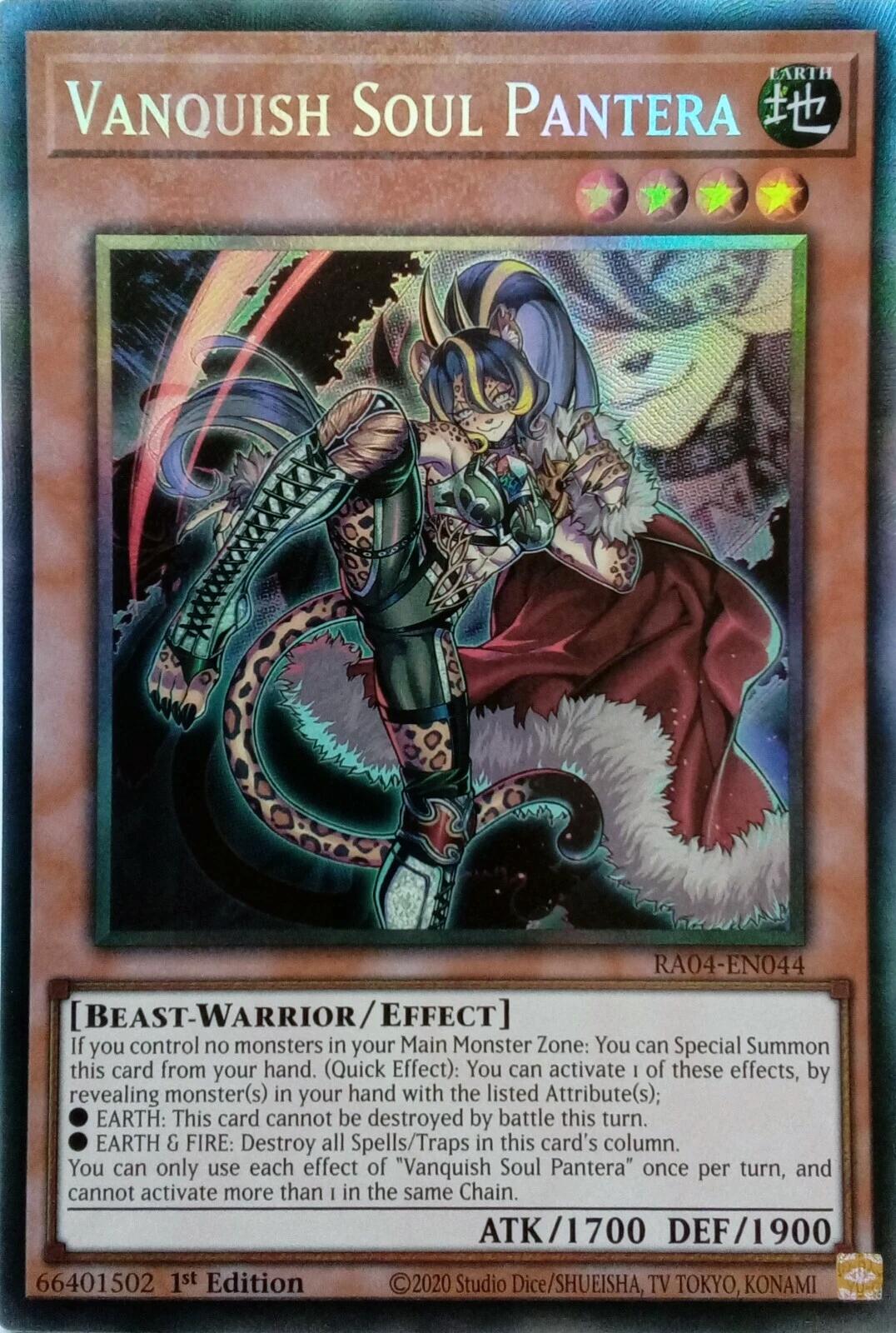 Vanquish Soul Pantera [RA04-EN044] Prismatic Collector's Rare | RetroPlay Games