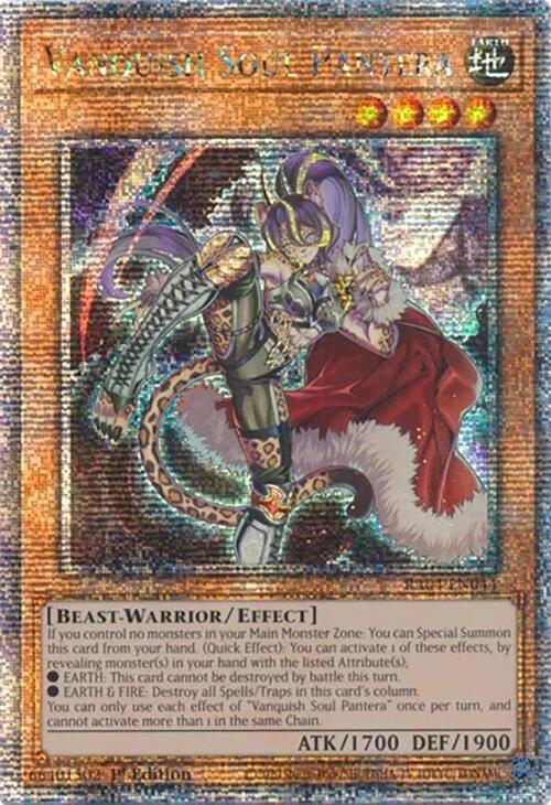 Vanquish Soul Pantera [RA04-EN044] Quarter Century Secret Rare | RetroPlay Games