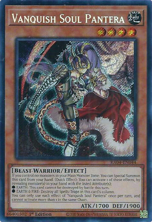 Vanquish Soul Pantera [RA04-EN044] Secret Rare | RetroPlay Games