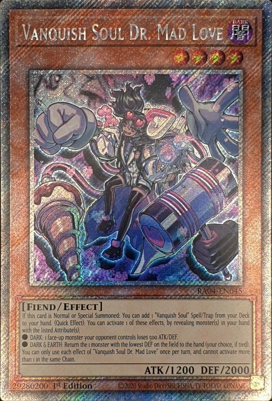 Vanquish Soul Dr. Mad Love [RA04-EN045] Platinum Secret Rare | RetroPlay Games