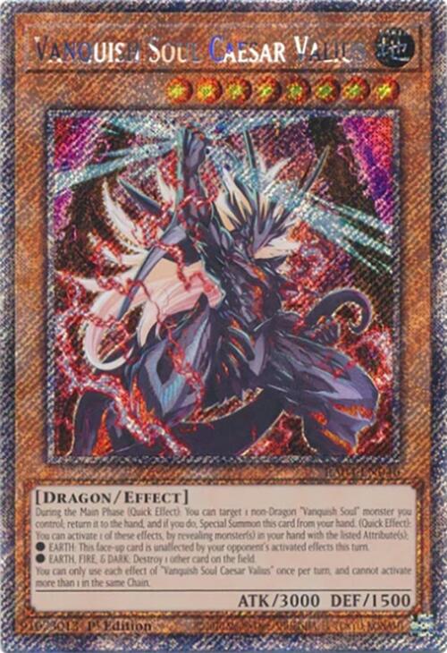 Vanquish Soul Caesar Valius [RA04-EN046] Platinum Secret Rare | RetroPlay Games