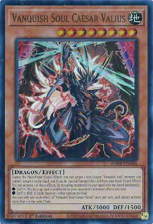 Vanquish Soul Caesar Valius [RA04-EN046] Ultra Rare | RetroPlay Games