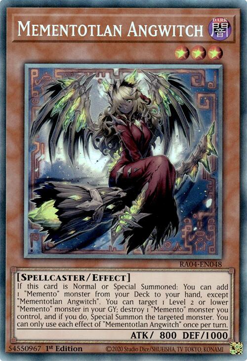 Mementotlan Angwitch [RA04-EN048] Prismatic Collector's Rare | RetroPlay Games
