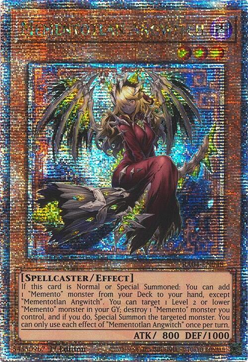Mementotlan Angwitch [RA04-EN048] Quarter Century Secret Rare | RetroPlay Games