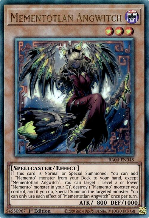 Mementotlan Angwitch [RA04-EN048] Prismatic Ultimate Rare | RetroPlay Games