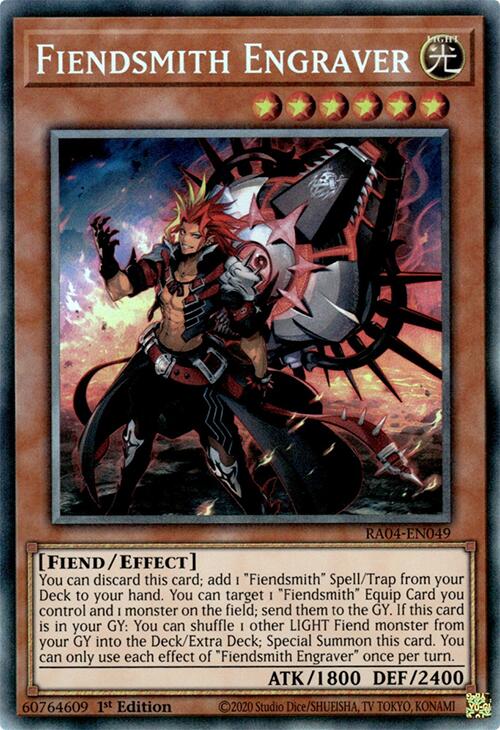 Fiendsmith Engraver [RA04-EN049] Prismatic Collector's Rare | RetroPlay Games