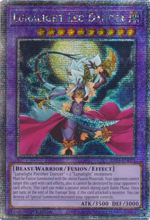 Lunalight Leo Dancer [RA04-EN053] Quarter Century Secret Rare | RetroPlay Games