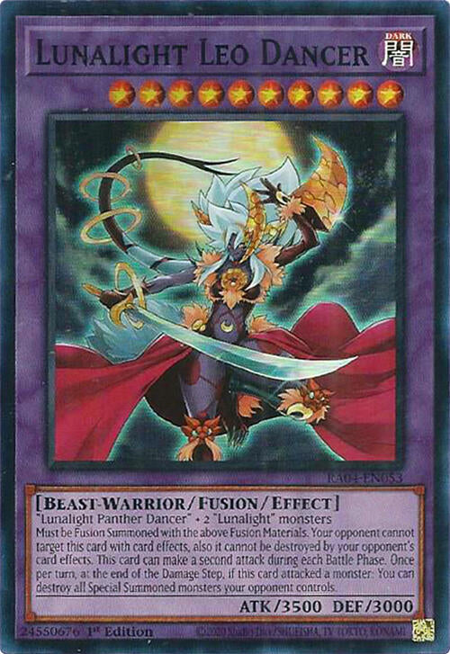 Lunalight Leo Dancer [RA04-EN053] Super Rare | RetroPlay Games